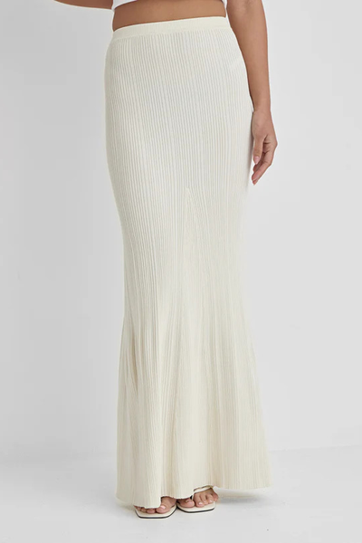 Rib Knit Maxi Skirt from 4th+ Reckless