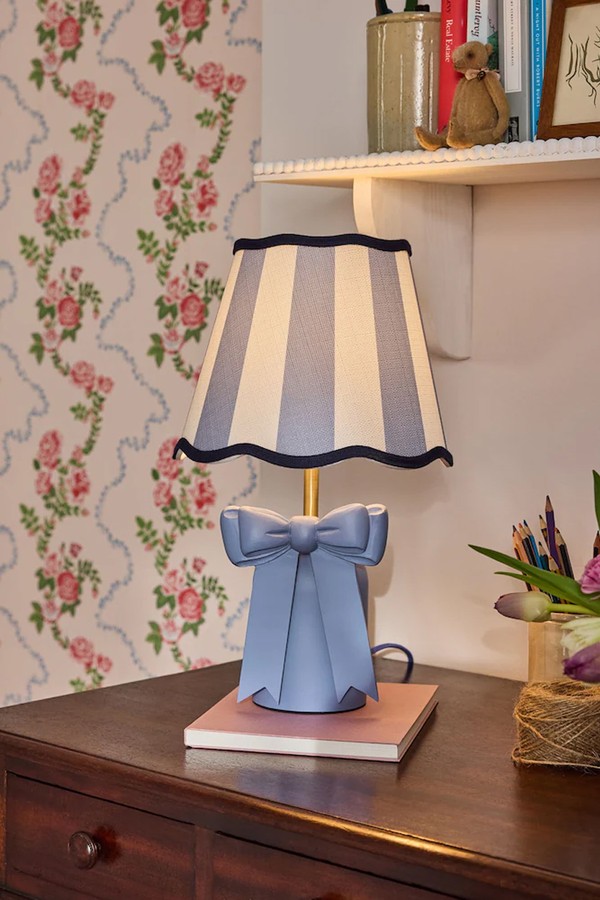 Stripe Canopy Bow Table Lamp from Cath Kidston