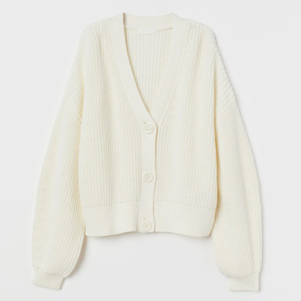 Rib-Knit Cardigan