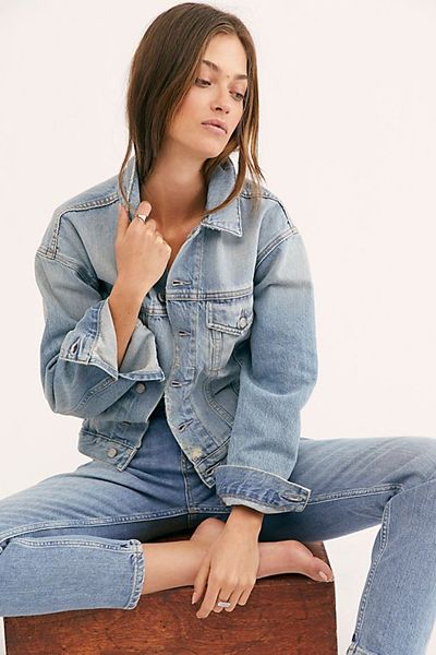 Boyish Harvey Cropped Oversized Jacket