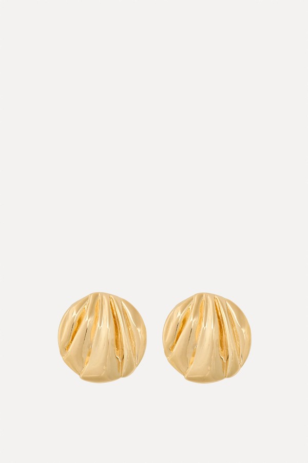 The Chloé Pleats Clip-On Drop Earrings from Chloé