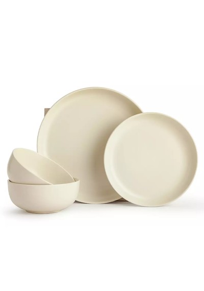 12 Piece Stoneware Dinner Set from Habitat