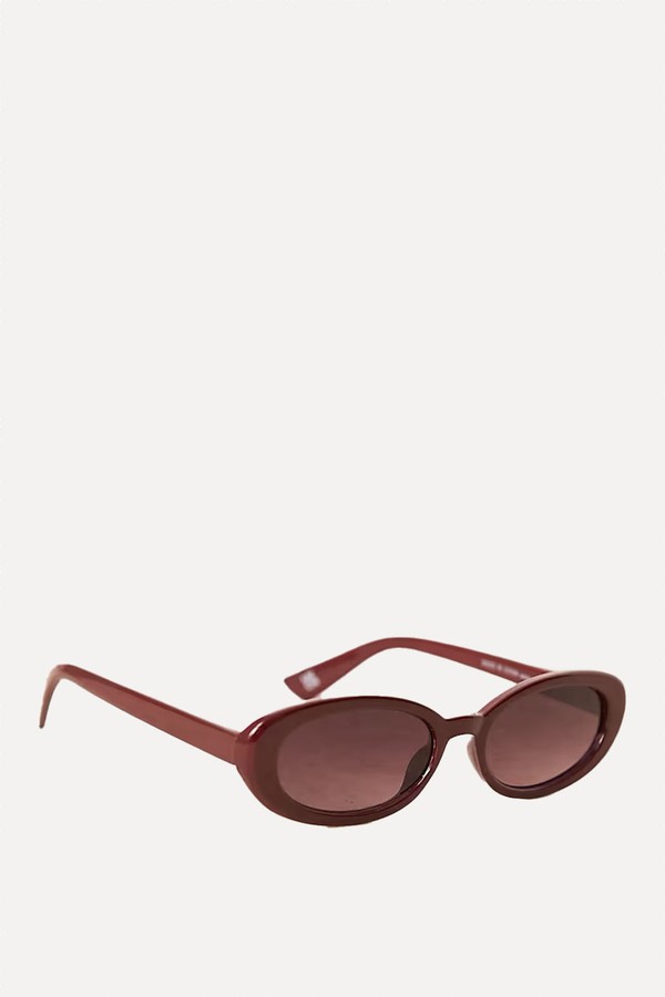 Skinny Oval Sunglasses from Asos
