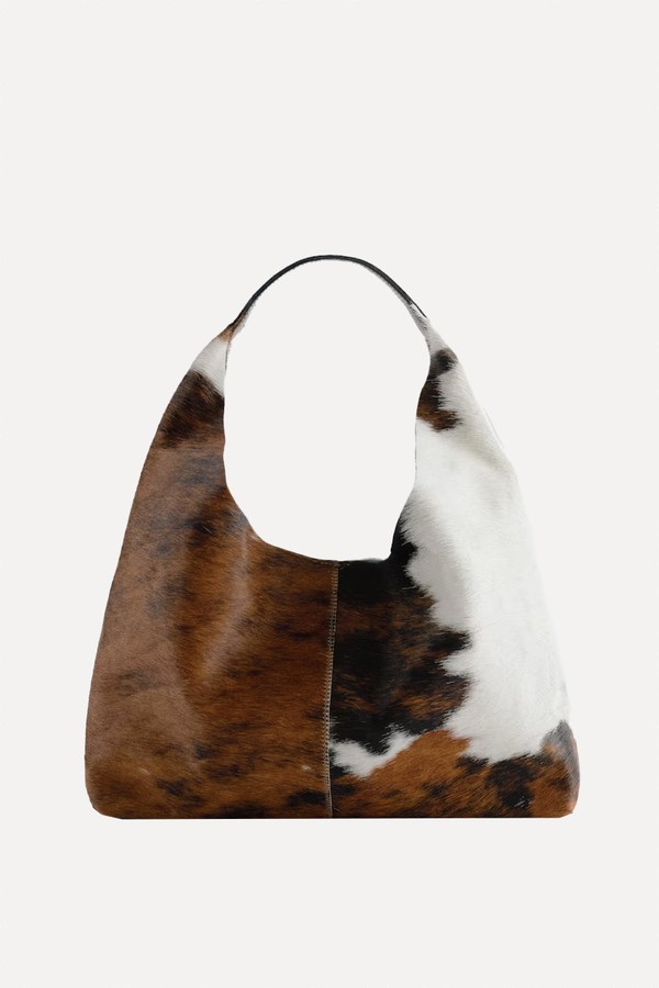 Animal-Print Leather Tote from & Other Stories