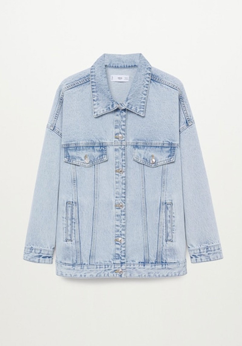 Oversized Denim Jacket from Mango