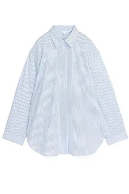 Relaxed Striped Poplin Shirt from Arket