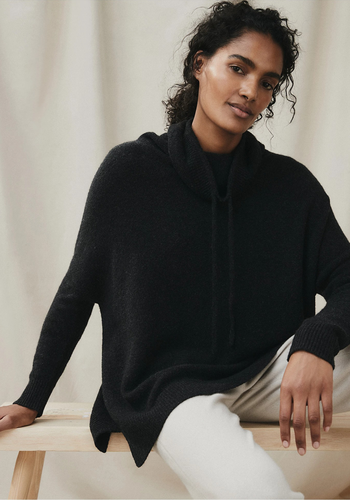 Cosy Oversized Funnel-Neck Sweater 