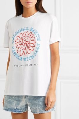 Printed Organic Cotton-Jersey T-Shirt from Stella McCartney