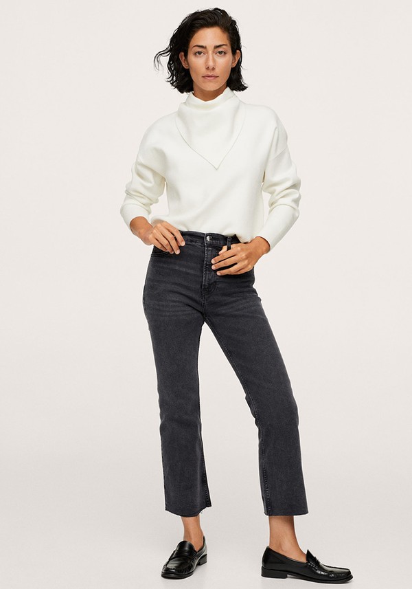 High-Waist Boot Cut Jeans from Mango