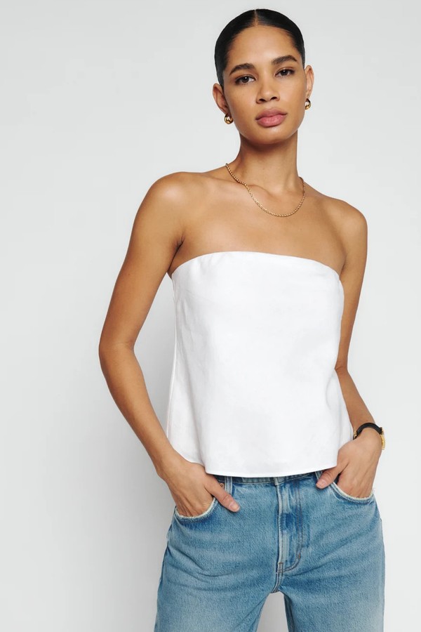 Spritz Linen Top from Reformation