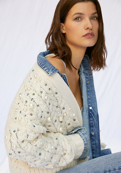 Embellished Cardigan from Anthropologie