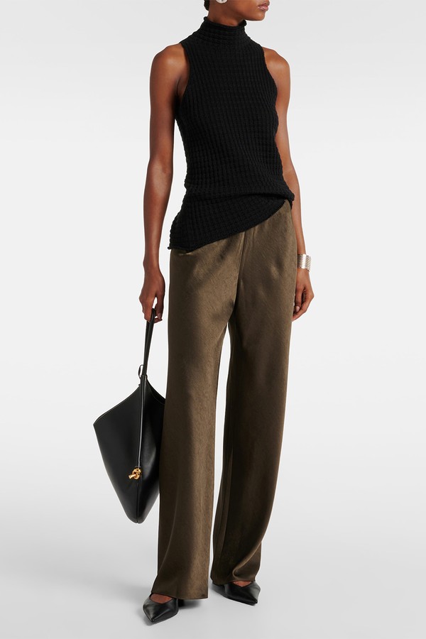 Fluid Satin Straight Pants from Vince
