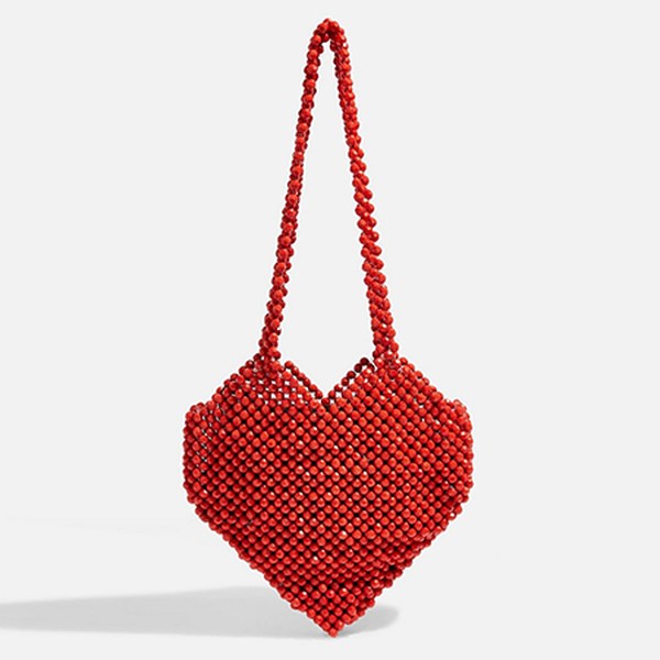 Heart Bead Shoulder Bag from Topshop