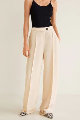 Contrast Seam Trousers from Mango