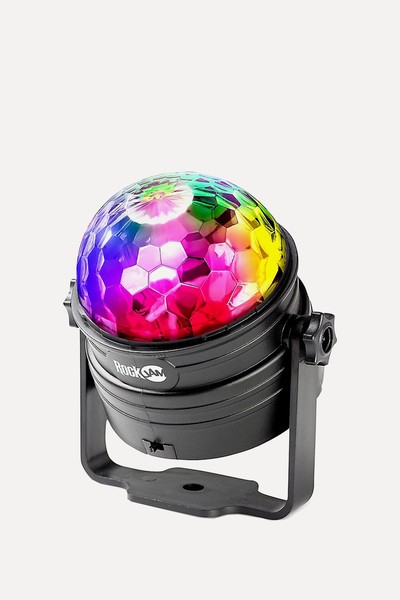 Portable Multicoloured Disco Light with Remote Control from Rock Jam