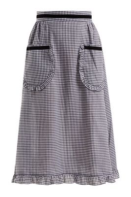 Ruffle Trimmed Cotton Skirt from Batsheva