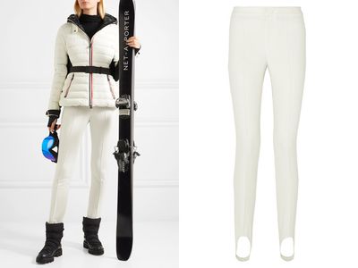 Stretch-Twill Stirrup Ski Pants from Moncler Grenoble