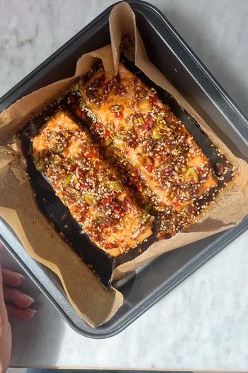 Sticky Soy Salmon