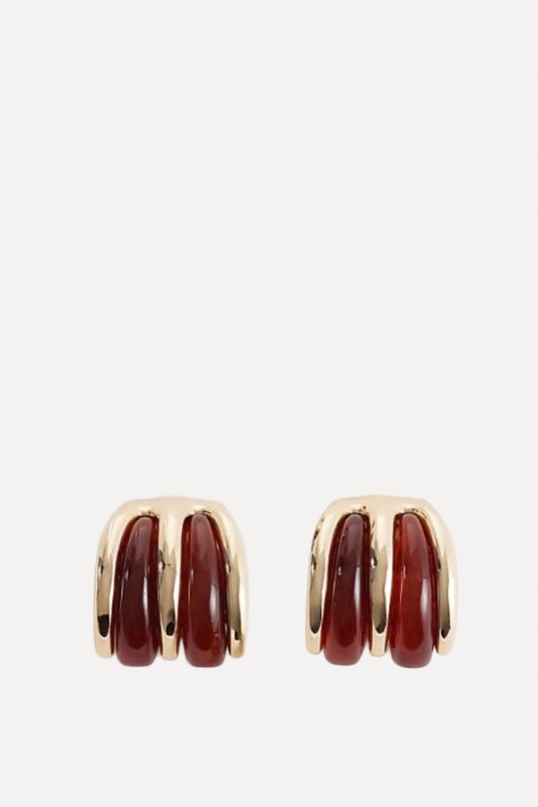 Tayia Chunky Acetate Band Hoops from ALDO 