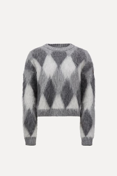 Argyle Wool & Mohair Jumper from Moncler