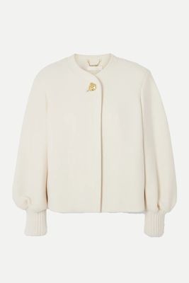 Embellished Wool-Blend Jacket  from Chloé
