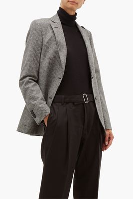 Vanessa Single Breasted Houndstooth Wool Blazer from Officine Générale