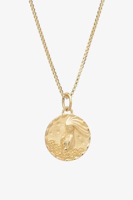 Zodiac Coin Aquarius Necklace  from Rachel Jackson