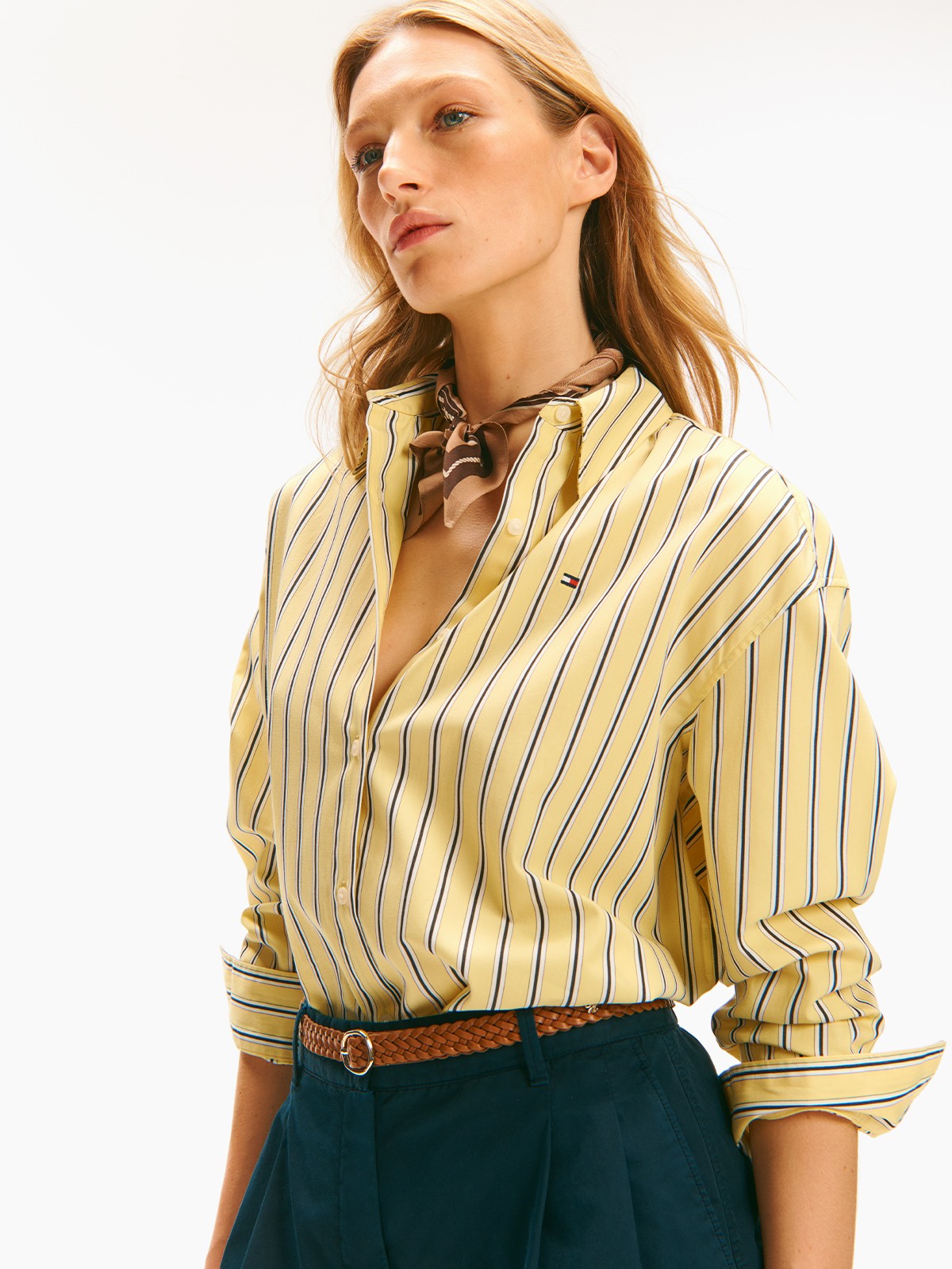 Boxy Fit Poplin Shirt