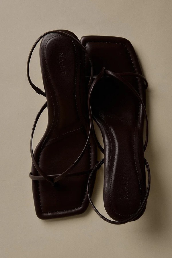 Strappy Low Heel Sandals