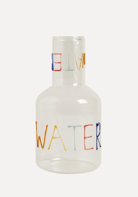 Borosilicate Glass Bottle With Letters 