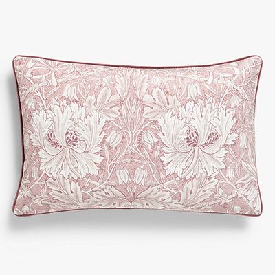Honeysuckle & Tulip Velvet Cushion from Morris & Co