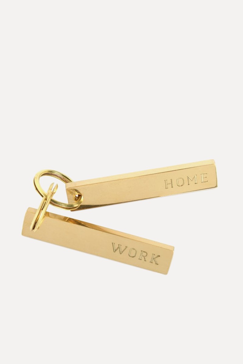 Home & Work Keychain from Sue Parkinson