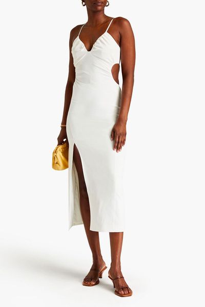 Adria Cutout Stretch-Crepe Midi Dress from Cinq à Sept