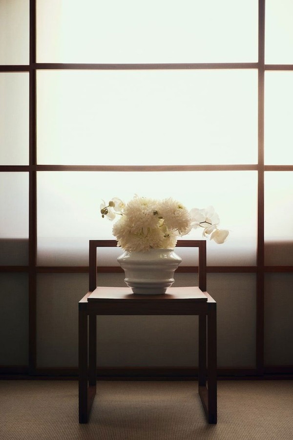 Large Tiered Glass Vase