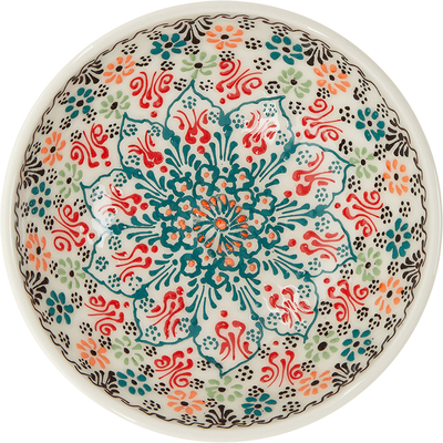 Multicoloured Floral Serving Bowl
