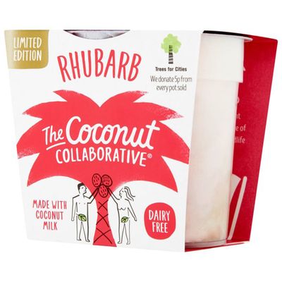 Dairy Free Rhubarb Coconut Yogurt