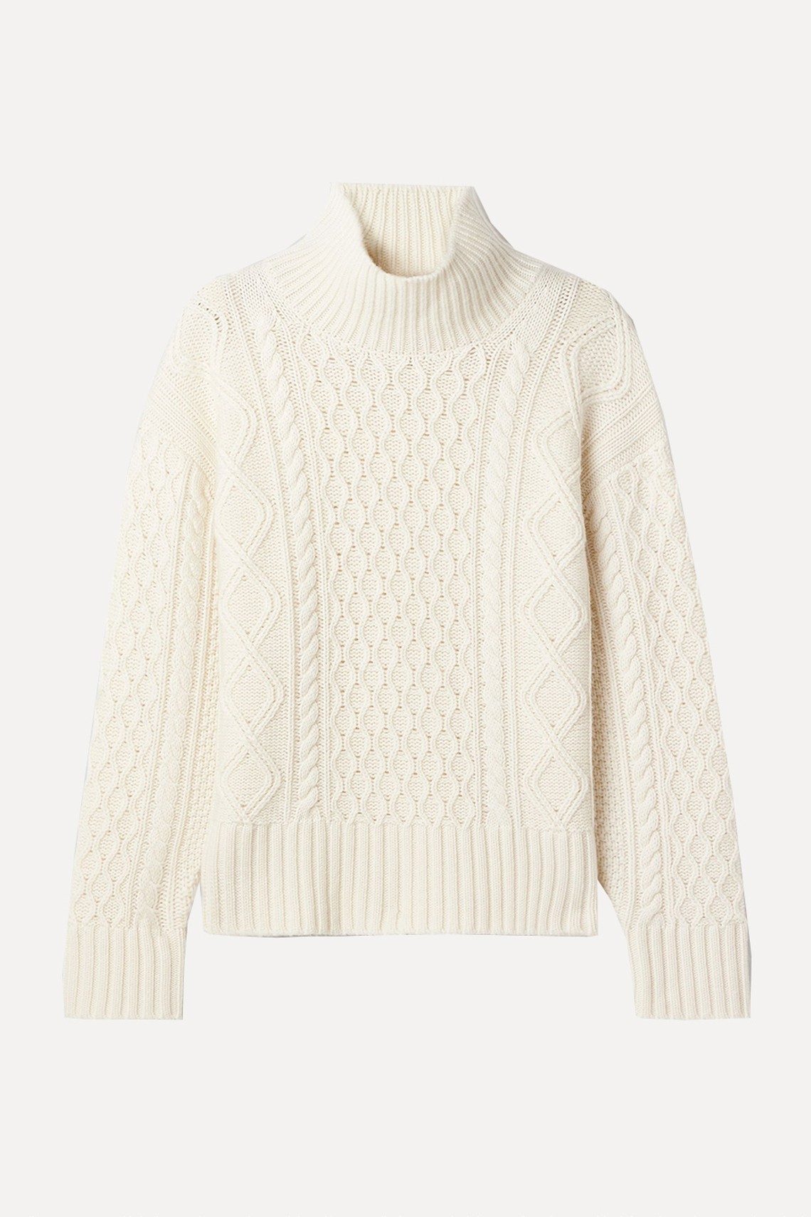 Cable-Knit Wool & Cashmere-Blend Sweater from Guest In Residence