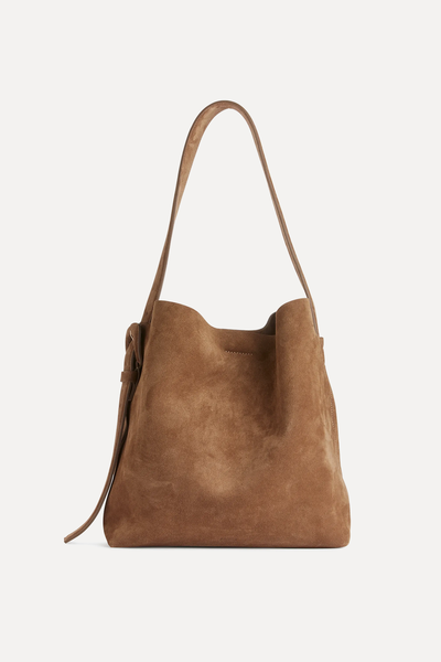 Suede Tote Bag from ARKET