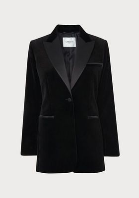 Velvet Tuxedo Jacket from LK Bennett