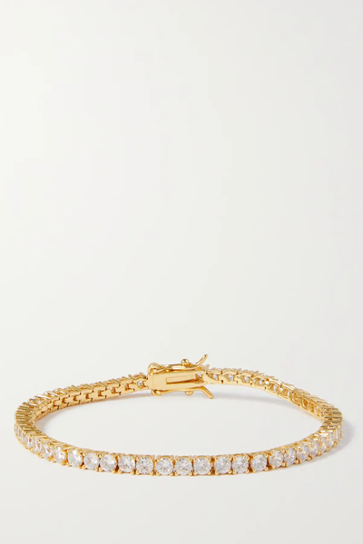 Serena Gold-Plated Cubic Zirconia Bracelet from Crystal Haze Jewelry