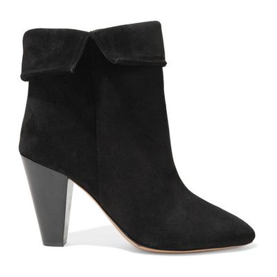 Darilay Fold-Over Suede Ankle Boots from Isabel Marant
