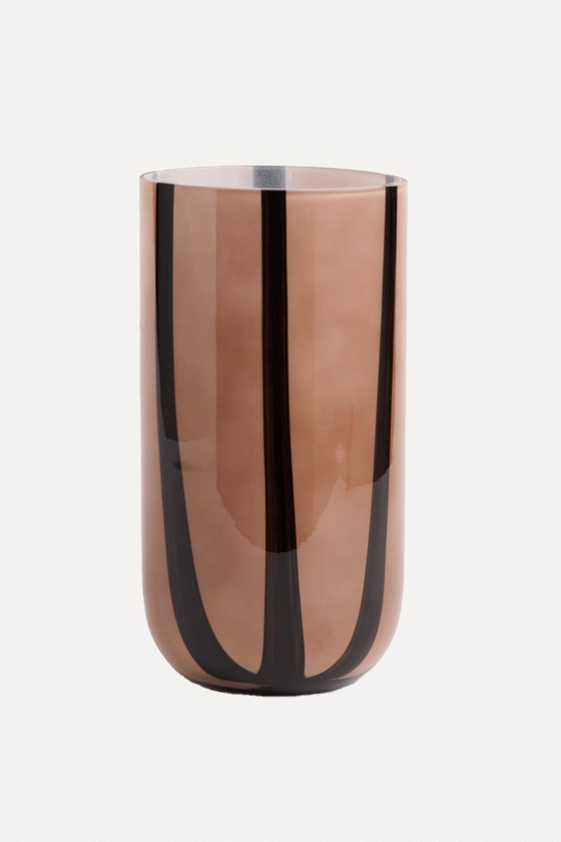 Striped Glass Vase from Marks & Spencer