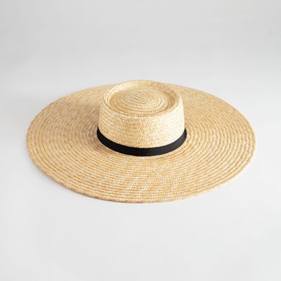 Round Top Straw Hat from & Other Stories