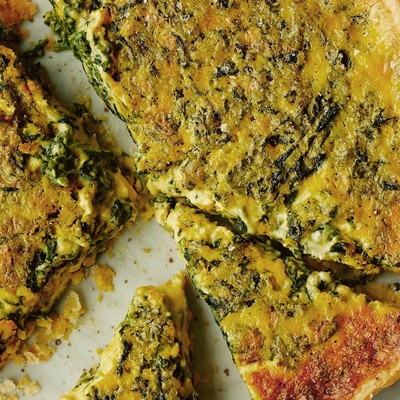 Parmesan & Spinach Tart