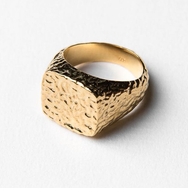 Square Structured Ring from Blue Billie