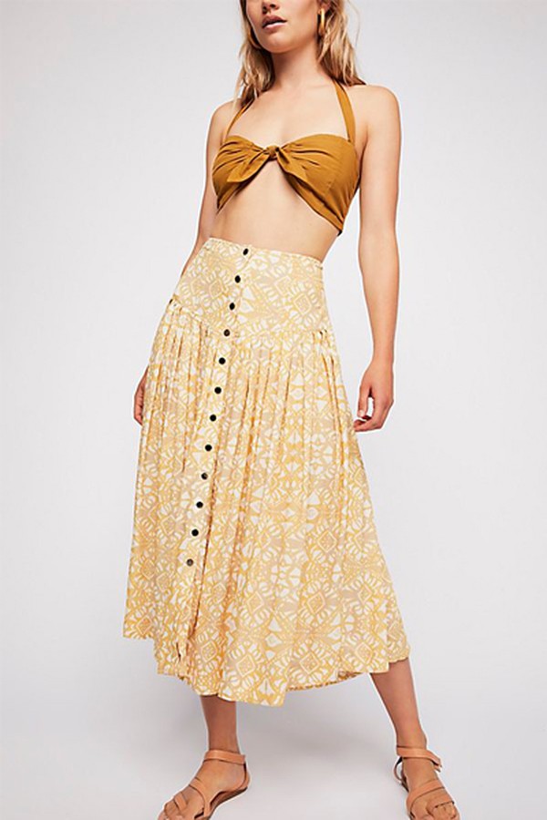 Lovers Dream Midi Skirt from Free People