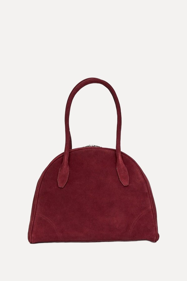 Suede Bowling Bag from ARKET