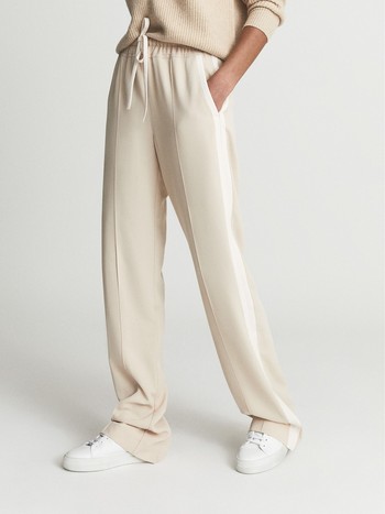 Frazer Wide Leg Side Stripe Trousers