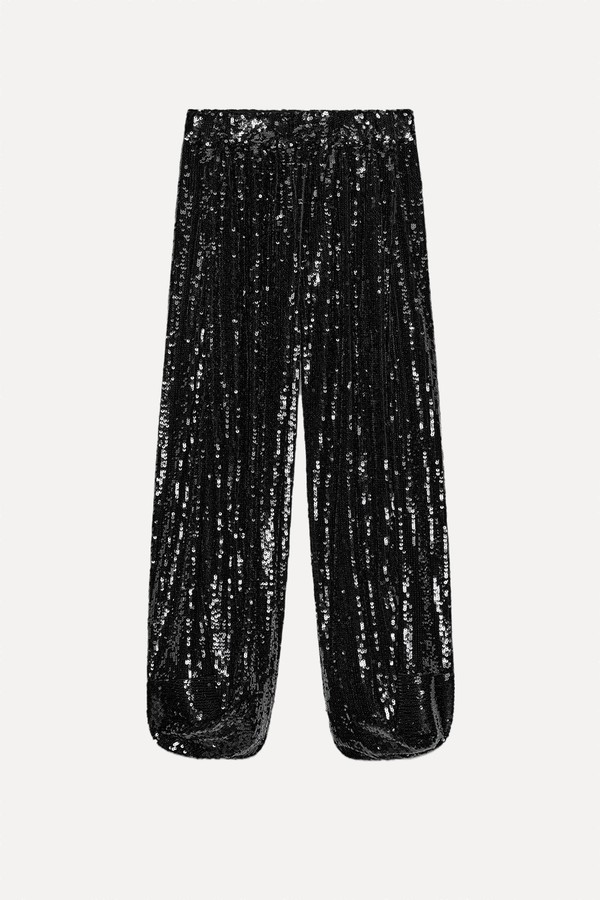 Limited Edition Sequin Trousers from Zara