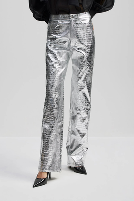 Daphne Silver Trousers  from By Malina